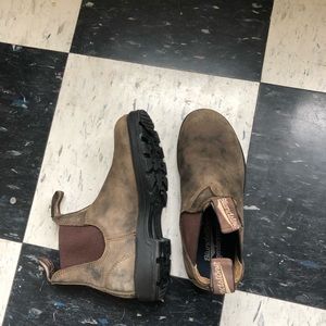 BLUNDSTONES RUSTIC BROWN LEATHER BOOT